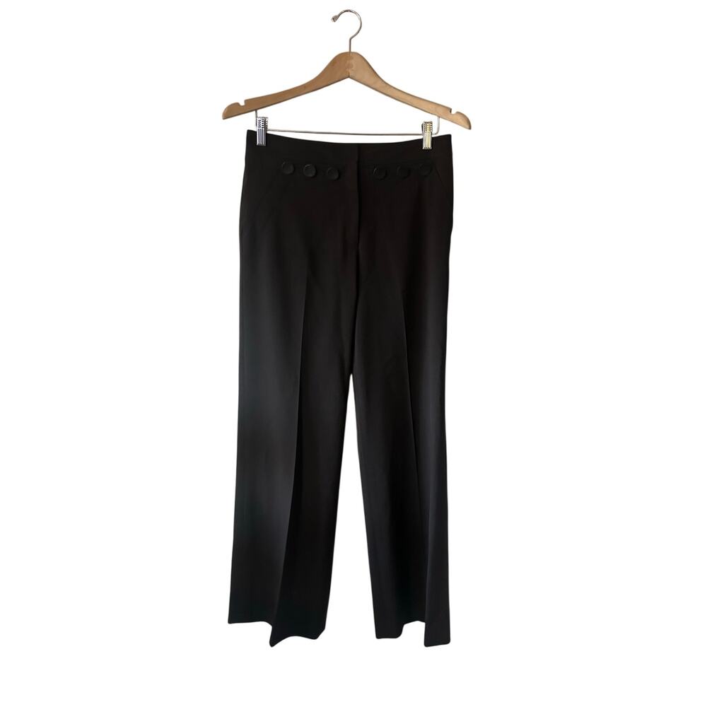 Etcetera Brown Trouser Pants with Button Detail Size 4